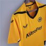 Wolverhampton Wanderers 22/23 Home Yellow Soccer Jerseys Football Shirt