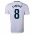 2013 England #8 LAMPARD Home White Jersey Shirt