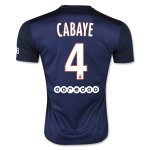 Paris Saint-Germain 2015-16 Home CABAYE #4 Soccer Jersey PSG