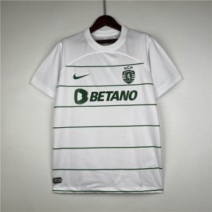 Sporting Lisbon 23/24 Away White Football Shirt Soccer Jersey