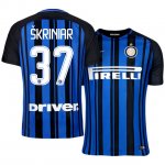 Inter Milan Home 2017/18 #37 Milan Skriniar Soccer Jersey Shirt