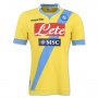 13-14 Napoli #11 Maggio Away Yellow Jersey Shirt