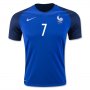 France Home 2016 GRIEZMANN #7 Soccer Jersey