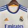 Kids/Youth Real Madrid 21-22 Home White Soccer Football Kit(Shirt+Short)