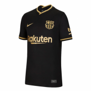 Barcelona FC 20-21 Away Black Soccer Jersey Shirt