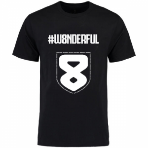 2019-20 JUVENTUS CHAMPIONS W8NDERFUL BLACK T-SHIRT