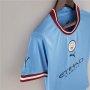 Manchester City 22/23 Home Blue Women's Soccer Jersey Football Shirt