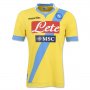 13-14 Napoli Away Yellow Jersey Kit(Shirt+Shorts)