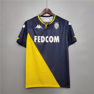 AS Monaco FC 20-21 Away Navy&Yellow Soccer Jersey Football Shirt