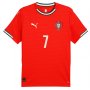Portugal 2025 Home #7 RONALDO Soccer Jersey Shirt