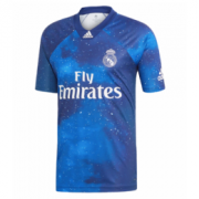 18-19 Real Madrid EA Sports Blue Jersey Shirt