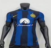 23/24 Inter Milan Home Blue Soccer Jersey Football Shirt (Authentic Version)