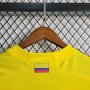 23/24 COLOMBIA HOME YELLOW SOCCER JERSEY FOOTBALL SHIRT
