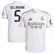 Real Madrid 25/26 Home Shirt #5 Bellingham