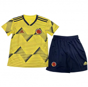 Kids Colombia Away 2019 Copa America Soccer Kit (Jersey+Shorts)