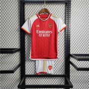Arsenal 23/24 Kids Home Red Football Kit (Shirt+Shorts)