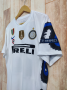 10-11 Inter Milan Away White Retro Jerseys Shirt (With all the patches)