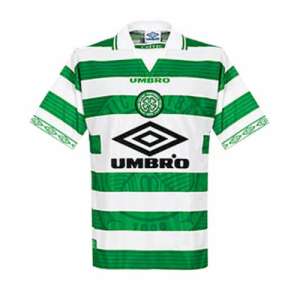 Celtic 98-99 Home Green&White Retro Soccer Jersey Shirt