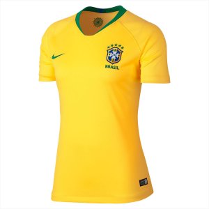 Brazil Home 2018 World Cup Women\'s Soccer Jersey Shirt