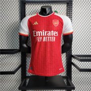 Arsenal 23/24 Home Red Soccer Jersey Football Shirt (Authentic Version)