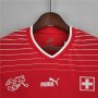 Switzerland/Suisse World Cup 2022 Home Red Soccer Jersey Football Shirt