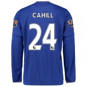 Chelsea LS Home 2015-16 CAHILL #24 Soccer Jersey