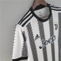 22/23 Juventus Home White&Black Soccer Jersey Football Shirt