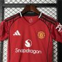 Kids Manchester United 25/26 Home Soccer Kit (Shirt+Shorts)