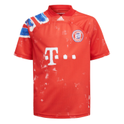 20-21 Bayern Munich Human Race Red Soccer Jersey Shirt