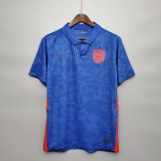 Euro 2020 England Kit Soccer Shirt Away Blue Football Shirt