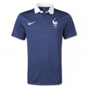 2014 France Home Navy soccer Jersey Shirt