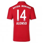 Bayern Munich Home 2016-17 ALONSO 14 Soccer Jersey shirt
