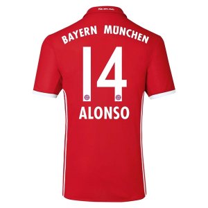 Bayern Munich Home 2016-17 ALONSO 14 Soccer Jersey shirt