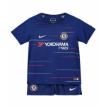 Kids Chelsea 2018/19 Home Soccer Kits(Shirt+Shorts)