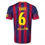 13-14 Barcelona #6 XAVI Home Soccer Jersey Shirt