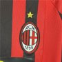 AC Milan 07-08 Home Retro Soccer Jersey Long Sleeve Football Shirt