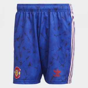 Manchester United X Human Race 20-21 Blue Soccer Football Shorts