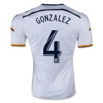 LA Galaxy Home 2015-16 GONZALEZ #4 Soccer Jersey