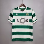 Sporting Lisbon 20-21 Home Blue&White Soccer Shirt Jersey