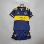 Kids Boca Juniors Home Navy Soccer Kit(Shirt+Shorts)