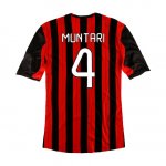 13-14 AC Milan Home #4 Muntari Soccer Jersey Shirt