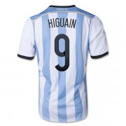 2014 Argentina #9 HIGUAIN Home Soccer Jersey Shirt
