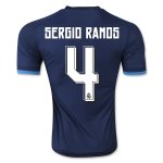 Real Madrid Third 2015-16 SERGIO RAMOS #4 Soccer Jersey