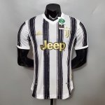 JUVENTUS FOOTBALL SHIRT 20-21 HOME WHITE SOCCER SHIRT JERSEY (PLAYER VERSION)