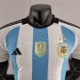 Argentina 2022 3 Stars Version Soccer Jersey Football Shirt (Player Version)