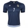 Argentina 2015-16 DI MARIA #7 Away Soccer Jersey