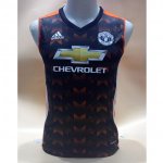 Manchester United Black Orange 2017/18 Vest Soccer Jersey Shirt