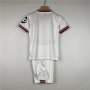 Kids West Ham United 23/24 Away White Football Kits(Shirt+Shorts)