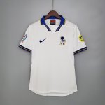 1996 Italy Away White Retro Soccer Jerseys Football Shirt