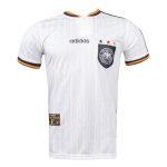 1996 WEST GERMANY RETRO HOME WHITE SOCCER SHIRT